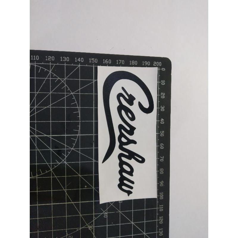 

stiker cutting creshaw