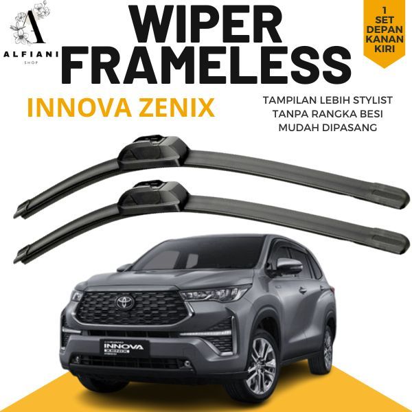 WIPER KIJANG INNOVA ZENIX WIPER KIJANG INNOVA ZENIX DEPAN WIPER FRAMELESS PEMBERSIH KACA MOBIL SATU 