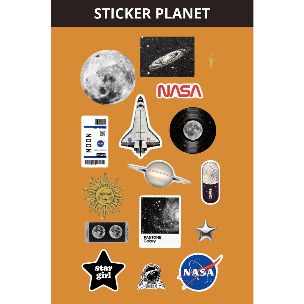 

Sticker Planet NASA Custom Non Cutting 10x15cm - Sticker Aesthetic Keren untuk HP, Laptop, Helm, Motor & Barang Kesayangan - Sticker Berkualitas dan Mudah Dipasang