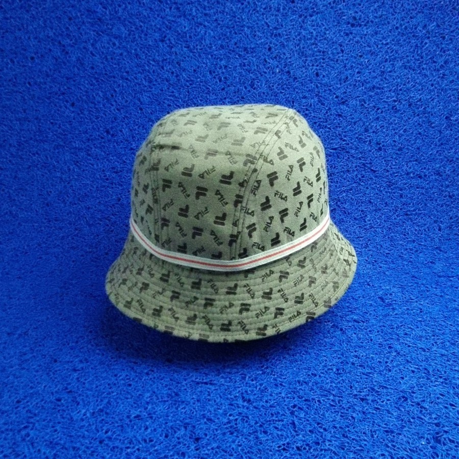 bucket hat fila monogram size s-m
