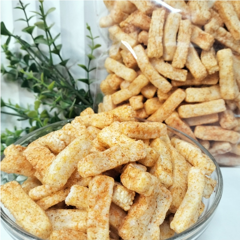 

1 kg,1/2 kg, 1/4 kg Stik seblak I Snack cemilan murah I Kens Snack Karawang
