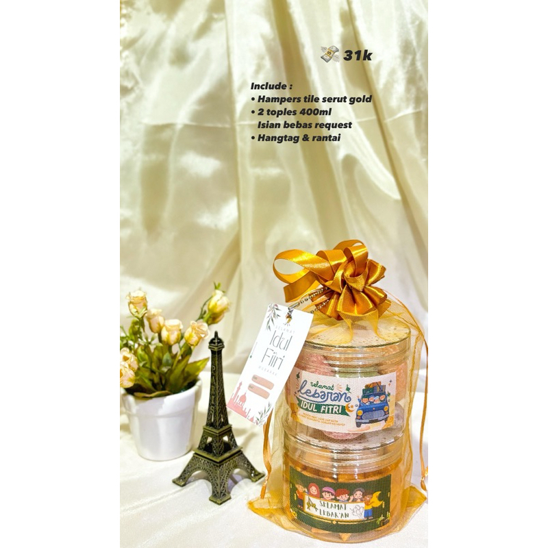 

Tile gold hampers