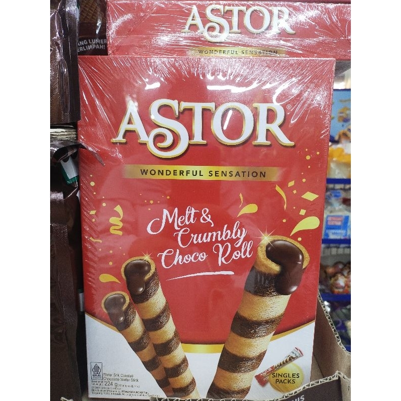 

ASTOR WONDERFUL SENSATION MELT & CRUMBLY CHOCO ROLL 224GR 16 SINGLES PACKS