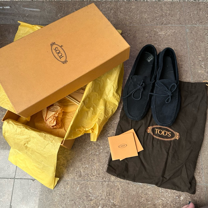Tods loafer pria asli authentic preloved ready