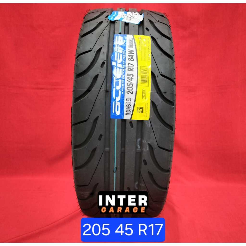 ban semislick 205 45 R17 Accelera sprot TW 200