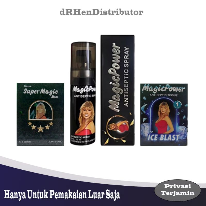 Magic Power Spray Tisu Magis Super Magic Ice Blast