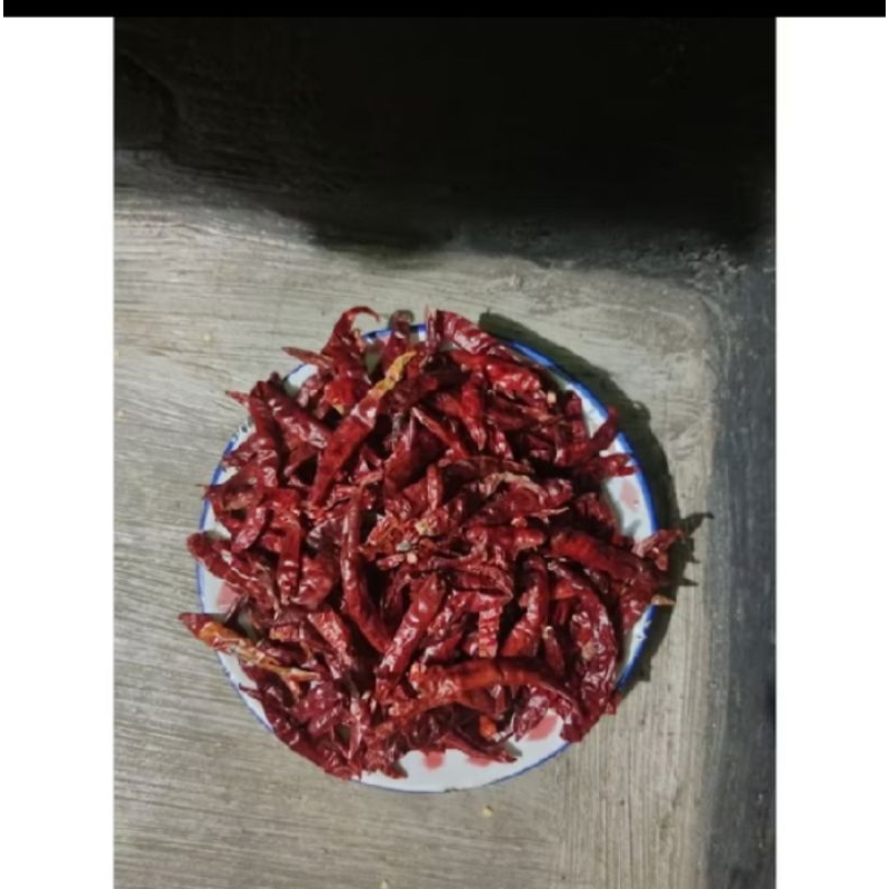 

Cabai cabe kering Teja super 200gr fresh import