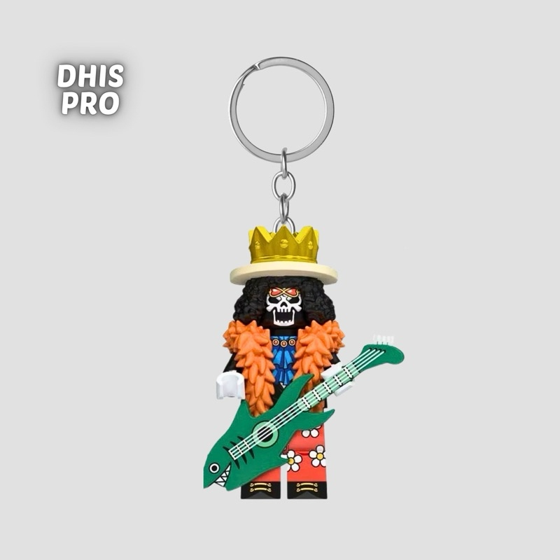 Dhis Project Gantungan Kunci LEGO Minifigure King Brook Onepiece