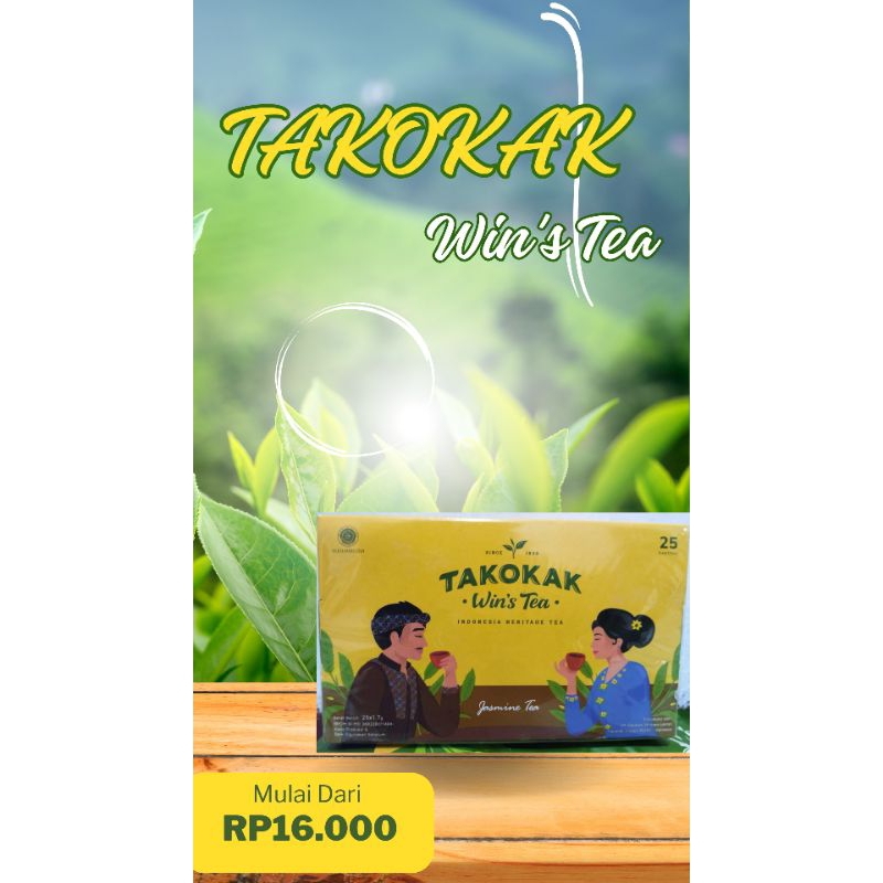 

Takokak win's tea ( teh melati)