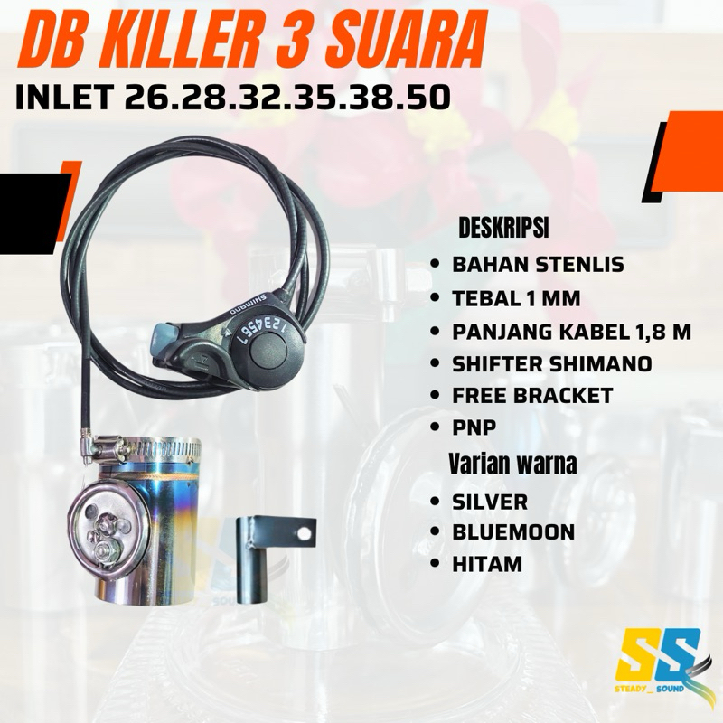 DB KILLER 3 SUARA PEREDAM KNALPOT RACING