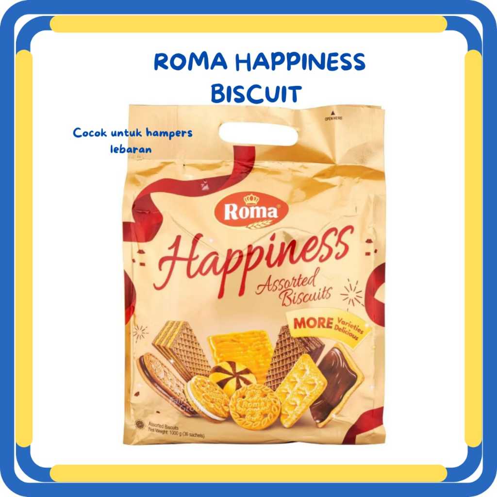

Roma Happiness Biscuit Bag 508gr Hampers