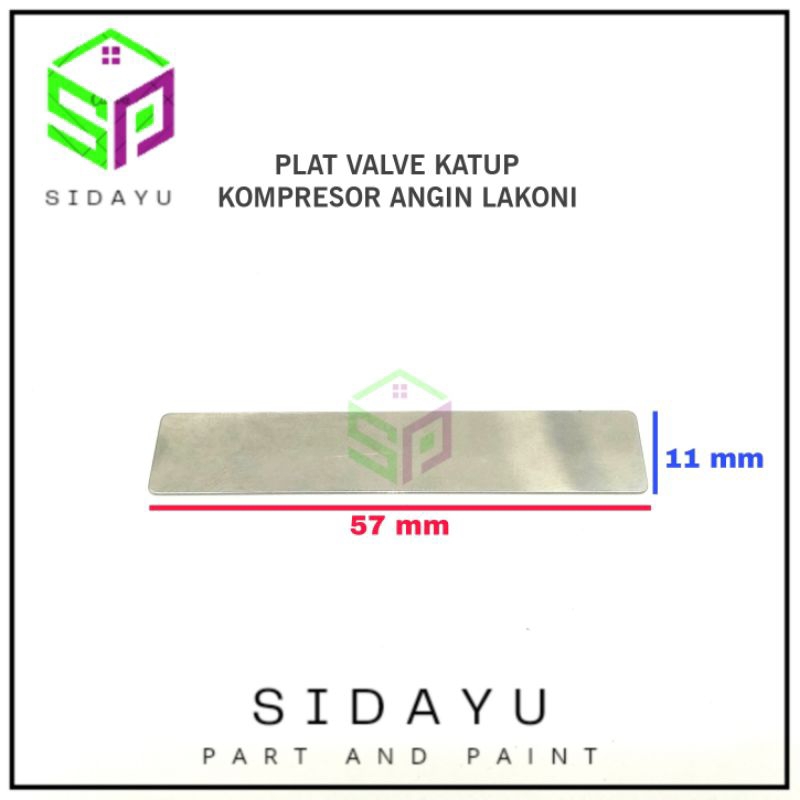 Plat Klep Kompresor Angin Lakoni 11x 57 Portable
