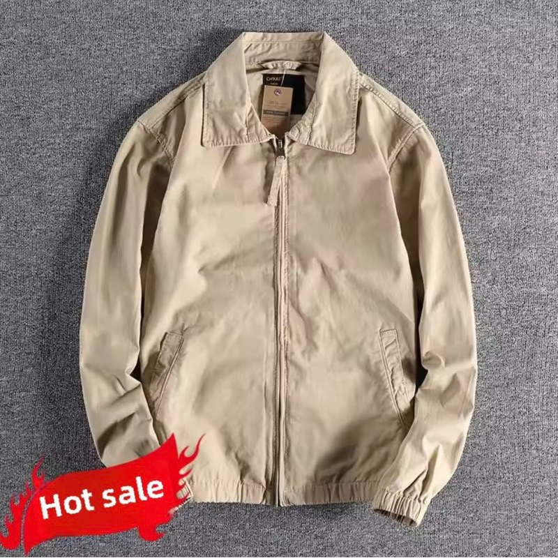 FMS Jaket Harrington pria full karet / Jaket Harrington of fms pria Ovs Jaket