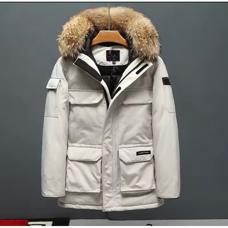 JAKET KERAH BULU HANGAT MUSIM DINGIN (Unisex) / JAKET PRIA DAN WANITA MUSIM DINGIN KERAH BULU TEBAL