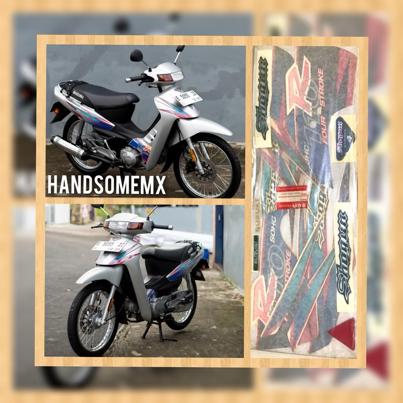 striping suzuki shogun kebo ori sgp sticker body suzuki shogun kebo original sgp striping shogun keb