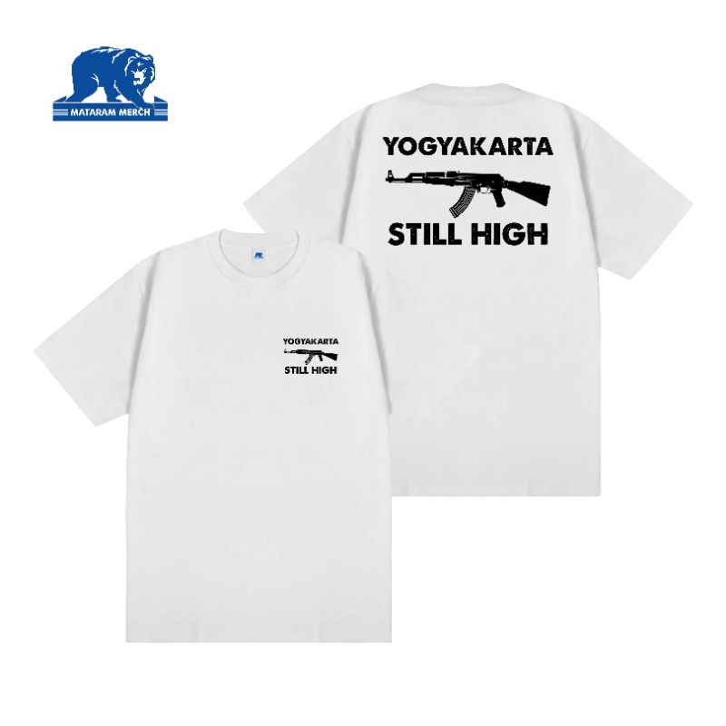 Tshirt Yogyakarta Still High (White)