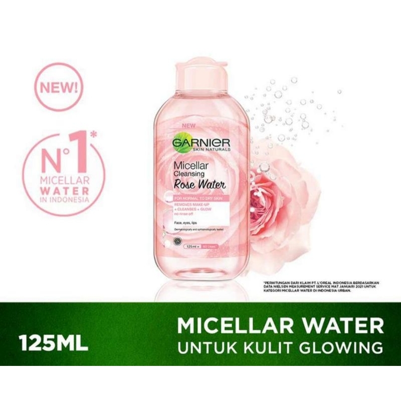 garnier micellar water rose 125ml