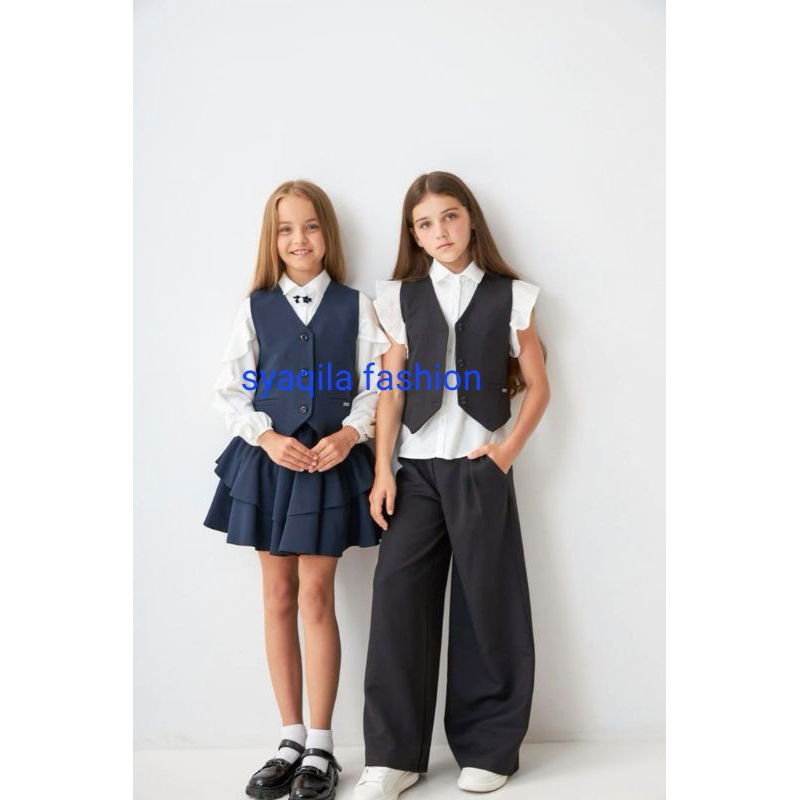 Diskon 60 ℅ Promo Spesial Ramadhan / Rompi Vest Balazer Anak  Tuxedo Anak Perempuan / Outfit Anak St