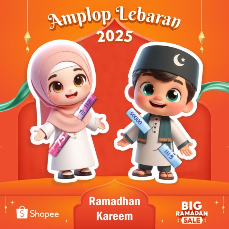 

2 Pack Amplop Karakter Amplop Lebaran Karakter Angpao Karakter Gemoy Angpao Thr Lebaran