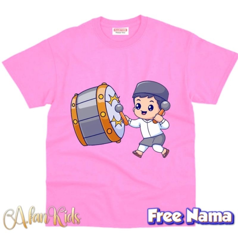 baju pukul bedug kaos anak