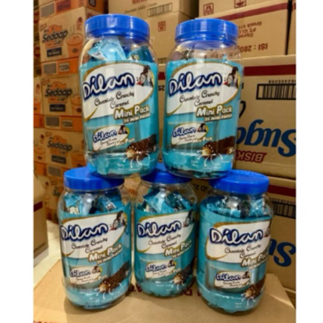 

PROMO✨ 1 dus dilan chocolate crunchy caramel kemasan toples