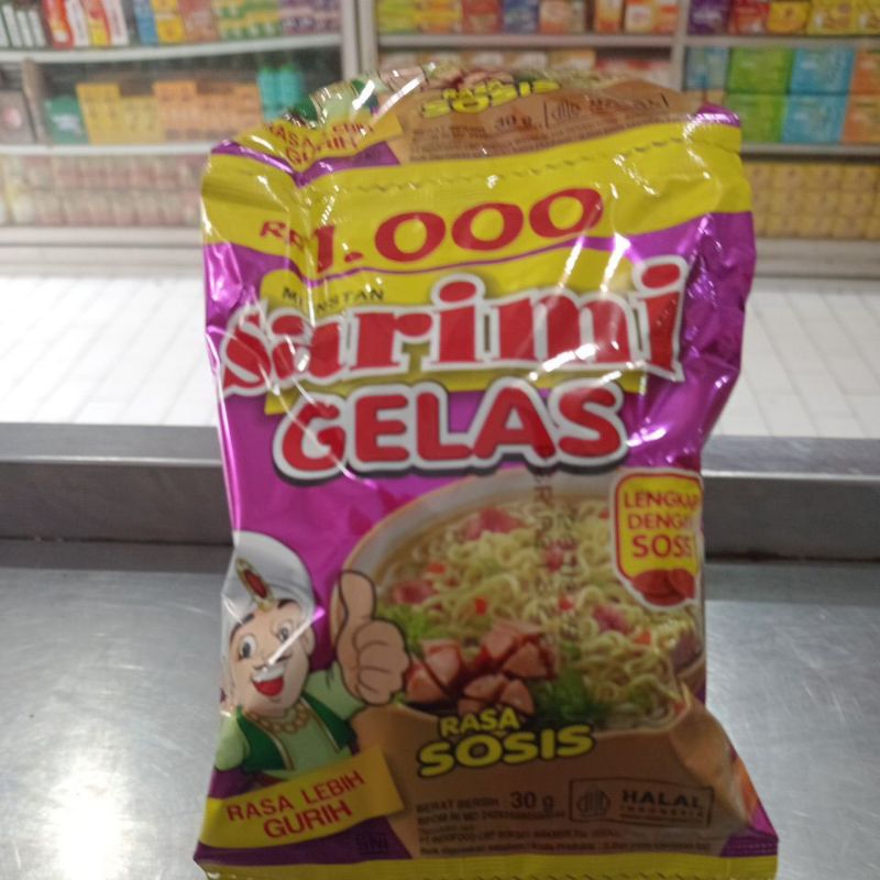 

Sarimi gelas rasa sosis {1 renteng 10pcs}