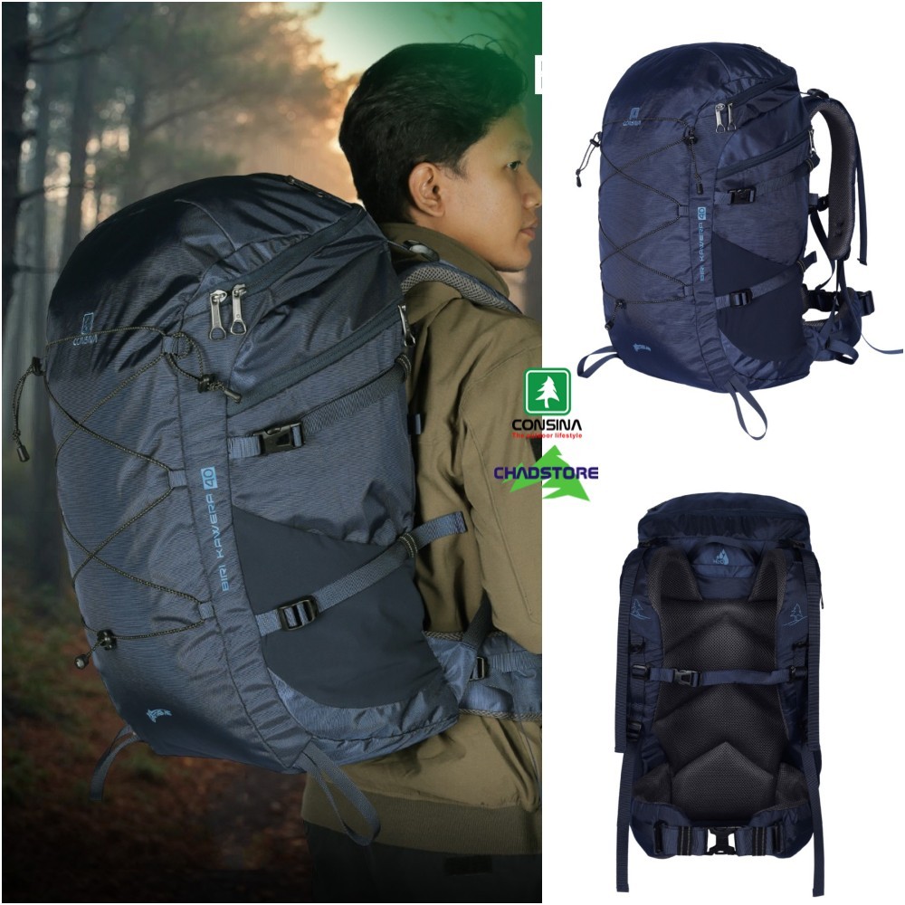 Tas Carrier Ransel Gunung Consina Biri Kawera Hiking Travel Bag