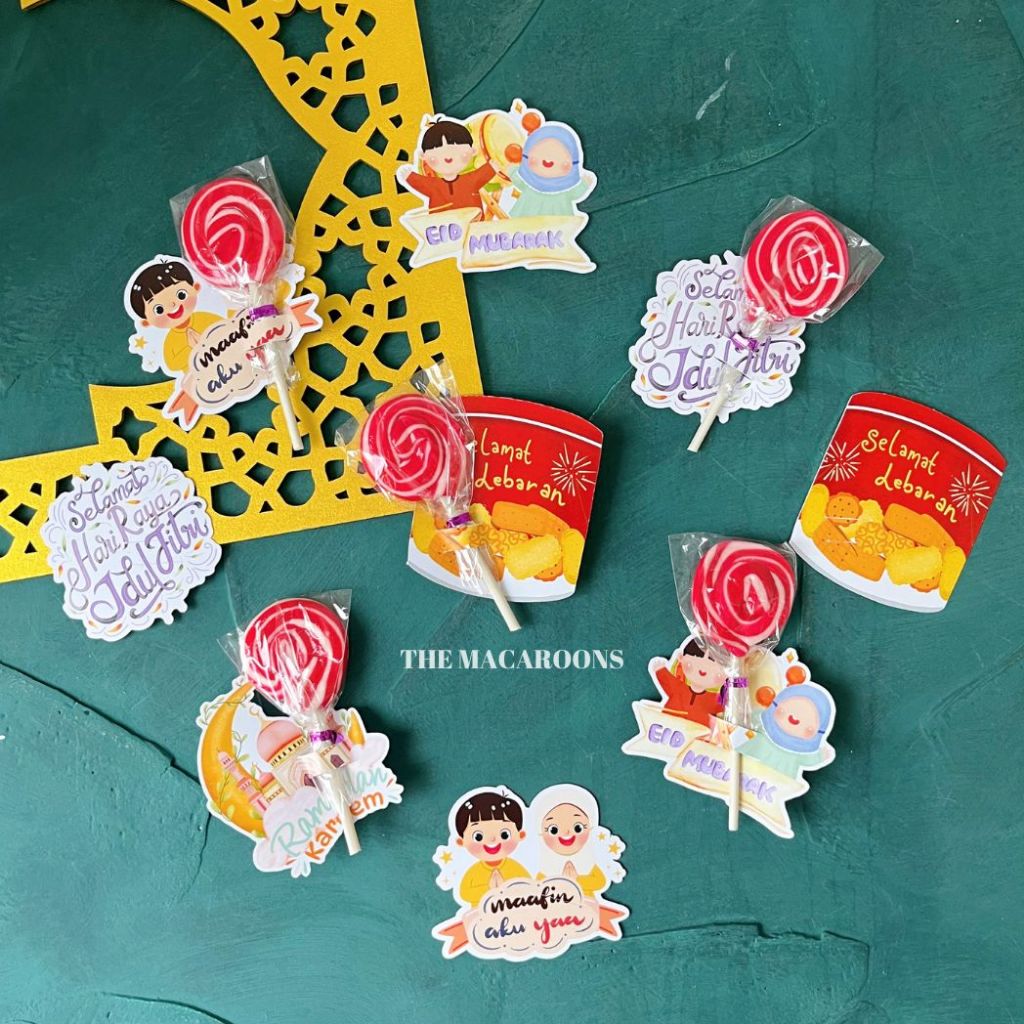 

Permen Lolipop Lebaran Idul Fitri / Hampers Kado Hadiah Ramadhan