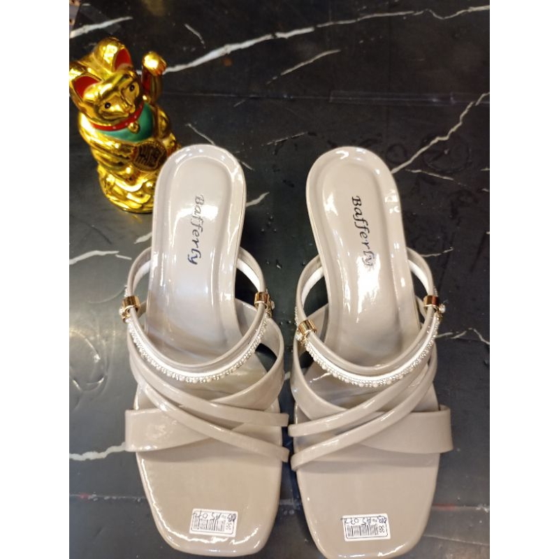 SANDAL HEEL TAPAK KACA BAFFERLY 37-40