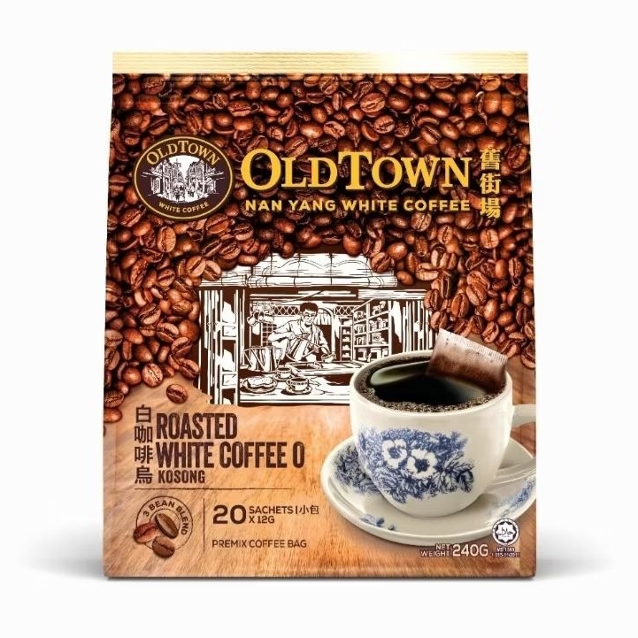 

OLD TOWN Nan Yang Roasted White Coffee O Kosong - 1 Sachet (12 gr)