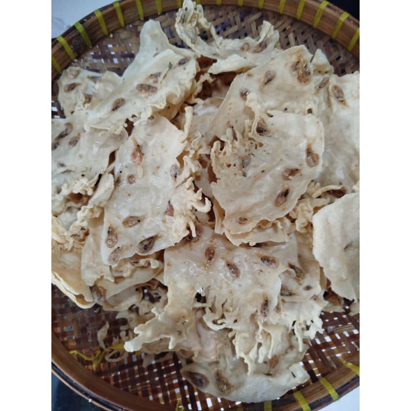 

keripik peyek rebon nyus