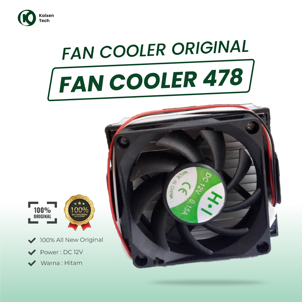 Fan Cooler Processor Intel Socket 478