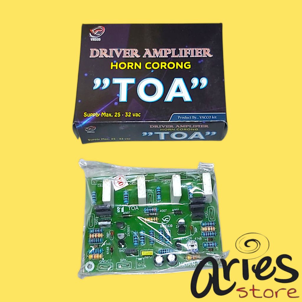 KIT DRIVER AMPLIFIER HORN CORONG TOA VACCO