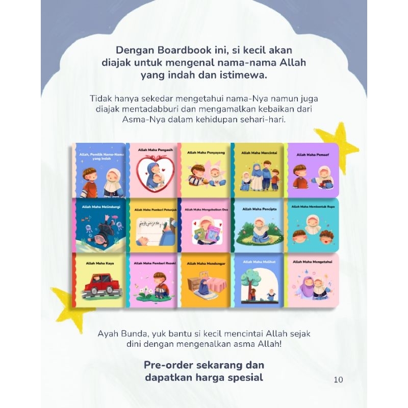 PRE ORDER Allah, Pemilik Nama Nama yang Indah, Mengenal Allah Dengan Asmaul Husna. CPB