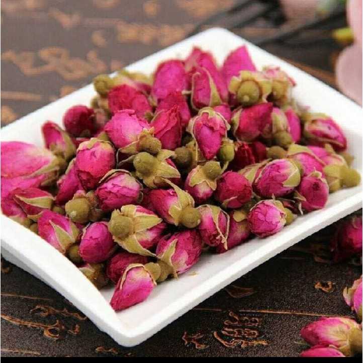 

Teh Kuncup Bunga Mawar Kering Dried Rosebud Rose bud Flower Tea