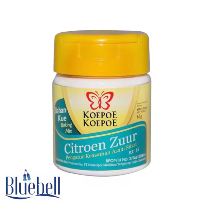 

Koepoe Koepoe Asam Sitrun 65g Asam Sitrat/ Asam Citrun/ Citroen Zuur