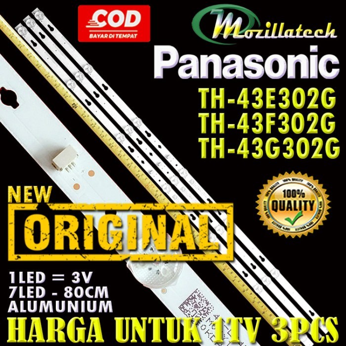 BACKLIGHT PANASONIK PANASONIC TH-43HS500G TH 43HS500G TH43HS500G 43