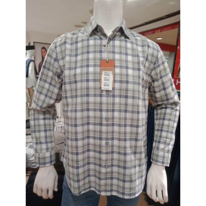 Watchout Kemeja Panjang Pria Kotak-kotak WS302060111