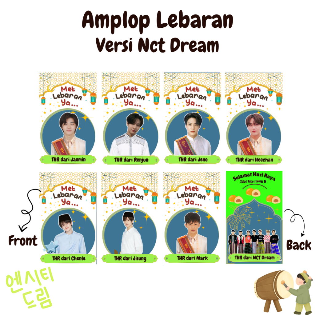 

Amplop THR Lebaran Versi NCT Dream
