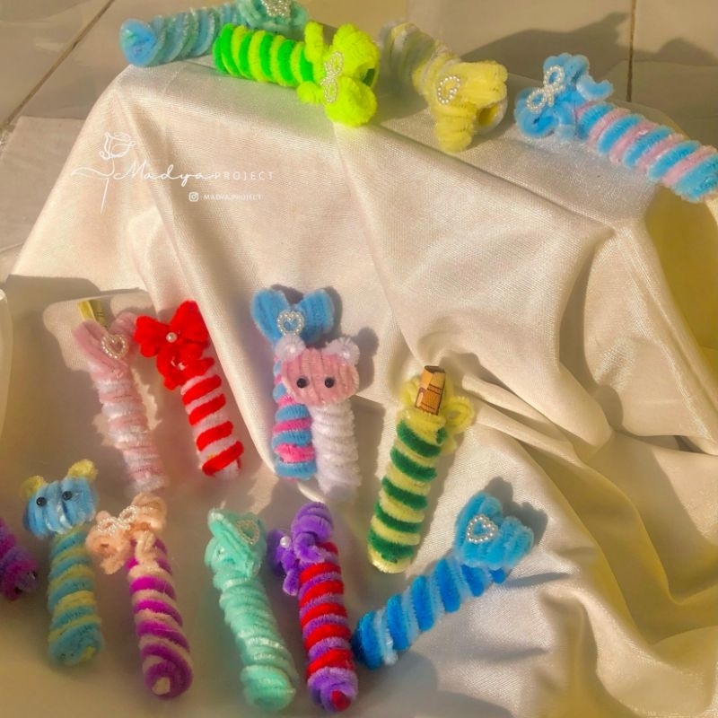 

[ 5 PCS ] Angpau lebaran kawat bulu | Angpao kawat bulu mini lucu