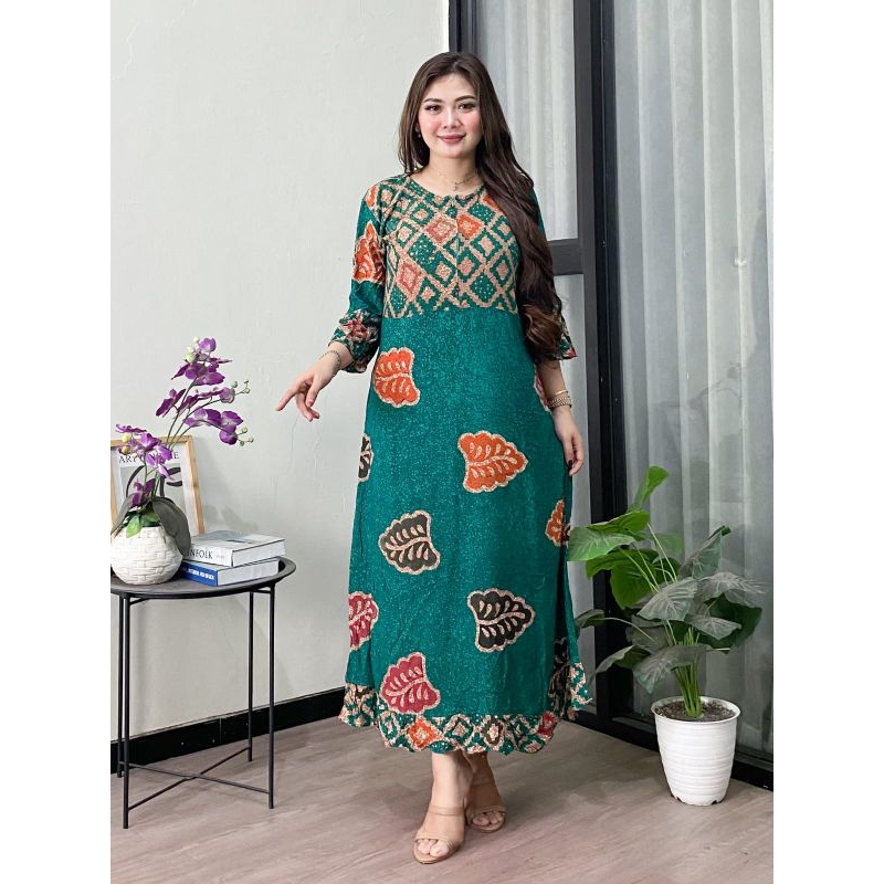 daster Maura daster Maura batik daster standar lengan panjang daster daster kekinian