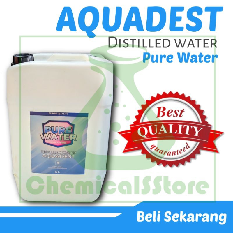 AQUADEST | Pure water | Kemasan 1L