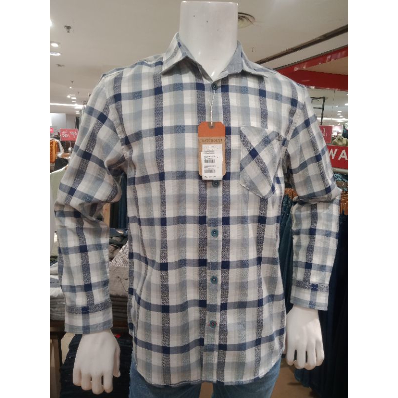 Watchout Kemeja Panjang Pria Kotak-kotak WS302010127