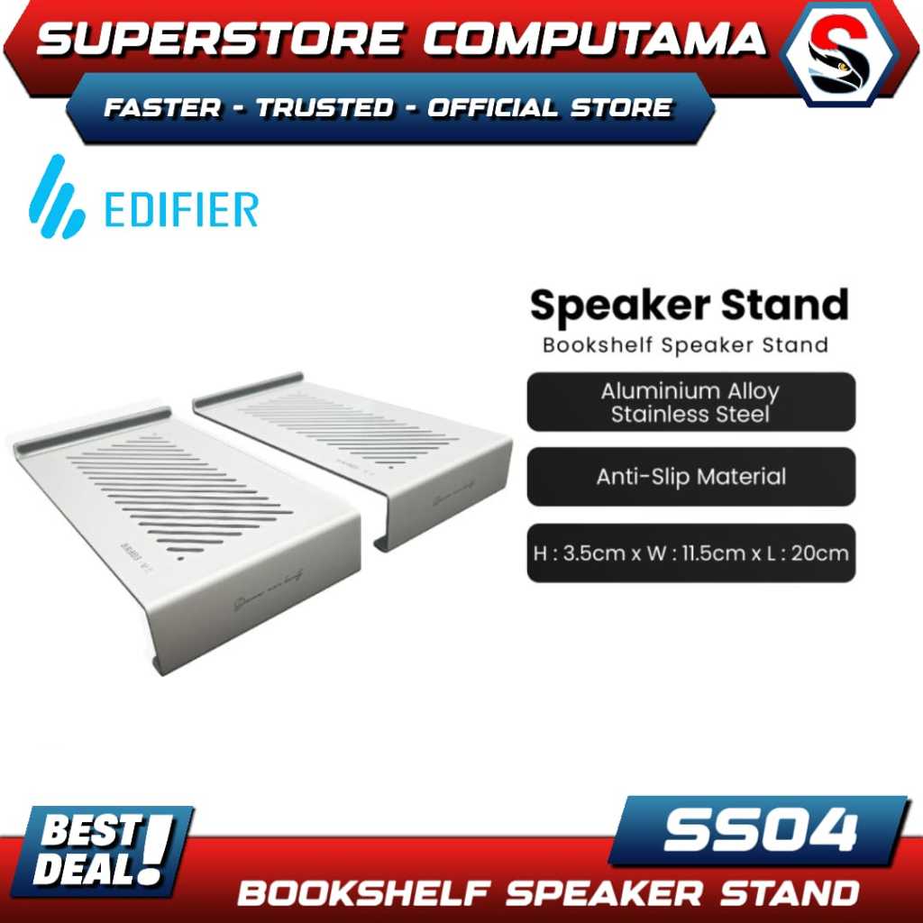 EDIFIER SS04 Bookshelf Speaker Stand