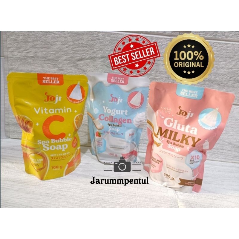 READY JOJI SECRET YOUNG SPA BUBBLE SOAP 100GR/SABUB MANDI JOJI/JOJI GLUTA MILKY/JOJI YOGURT COLLAGEN