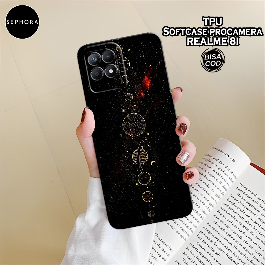 Case Realme 8i Terbaru - Fashion Case Planet - Softcase Realme 8i Terbaru - Case Pro Camera - Casing