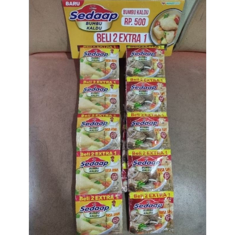 

sedap kaldu 1 renteng 18pcs