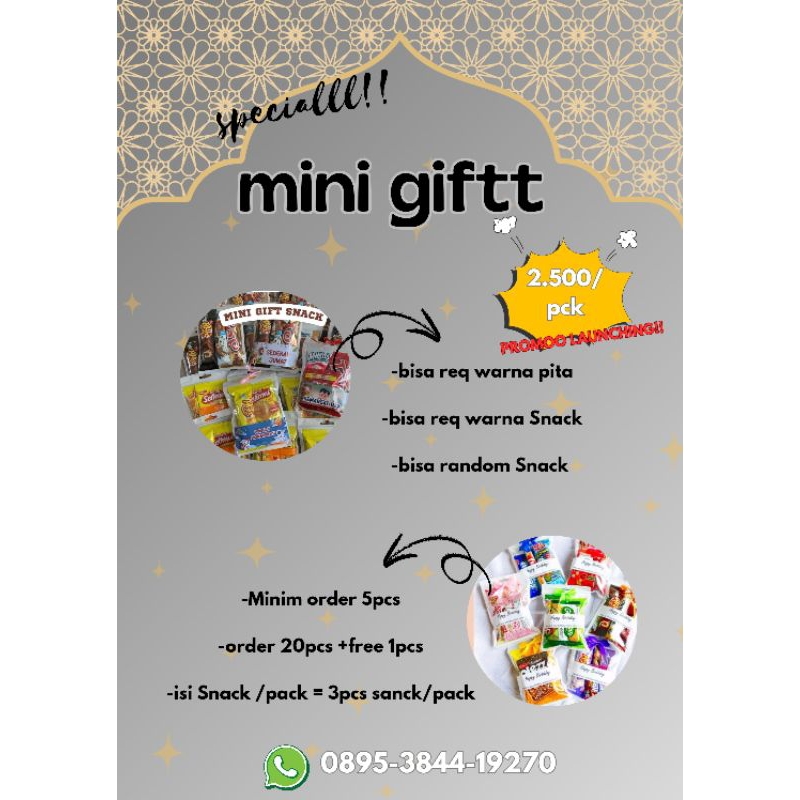 

parcel anak , THR AN bocil MINI GIFT