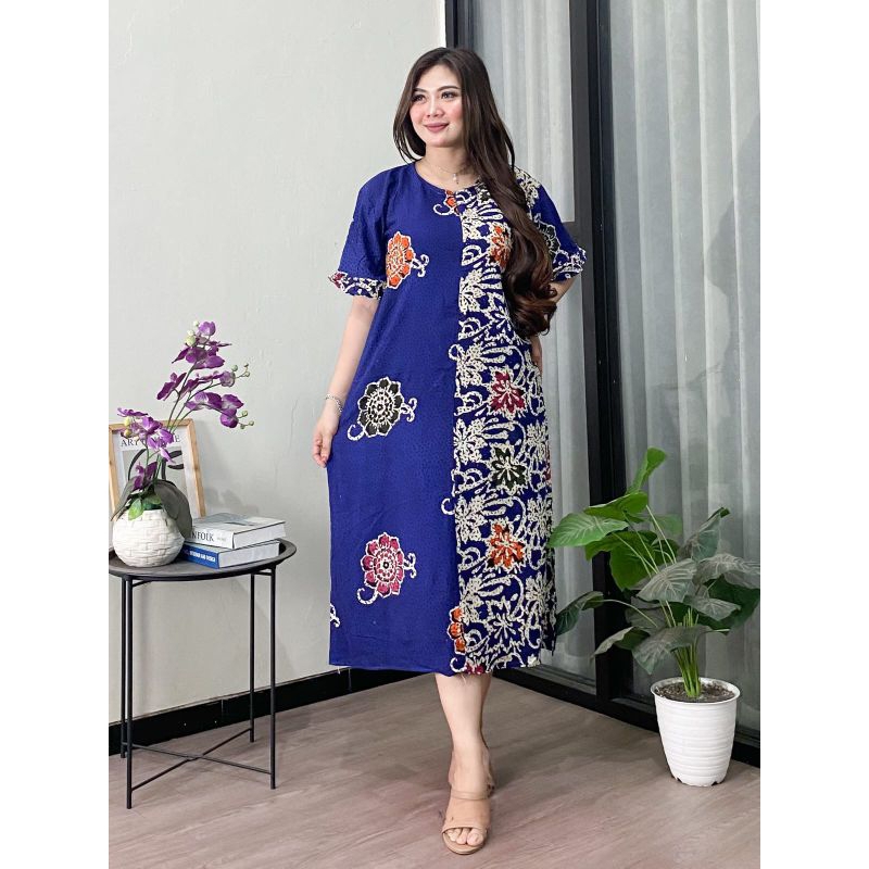 daster jumbo daster Maura jumbo batik daster jumbo lengan pendek daster daster kekinian