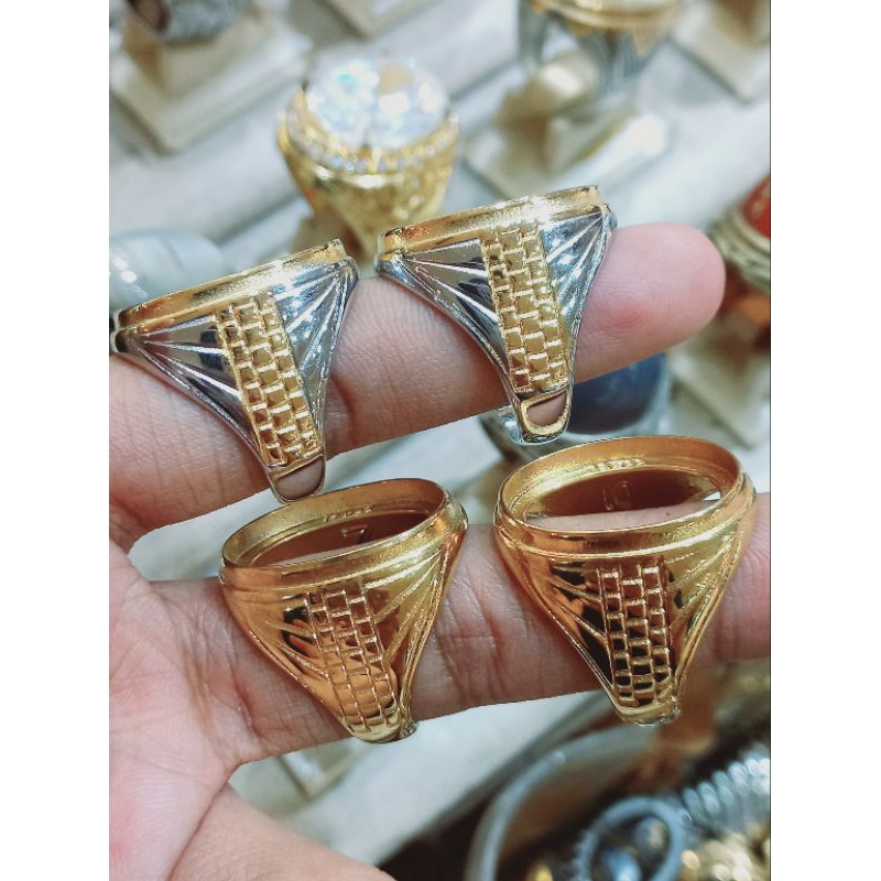 Emban cincin ring titanium super tanam 16x22